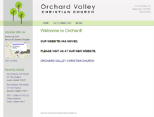 Tablet Screenshot of orchardvalleychurch.org